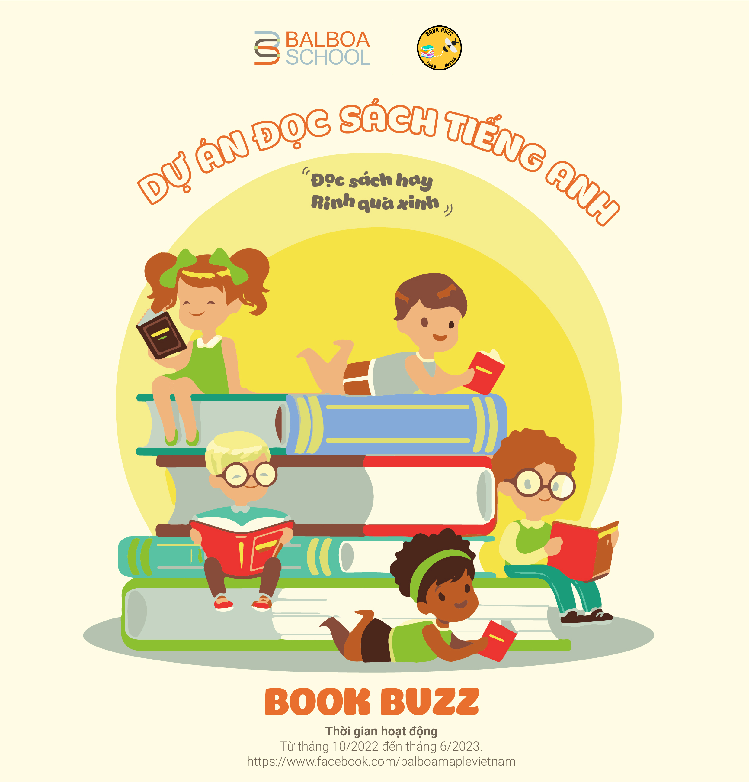NOTIFICATION OF ENGLISH READING PROJECT "BOOK BUZZ"